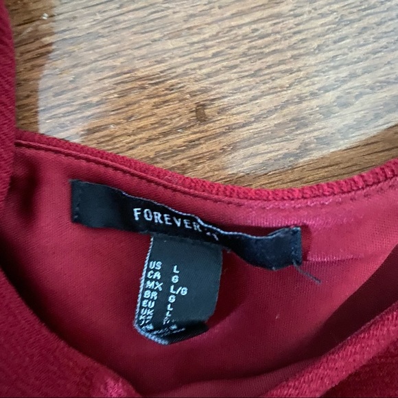 Forever 21, Large(runs small) maroon - Picture 2 of 3